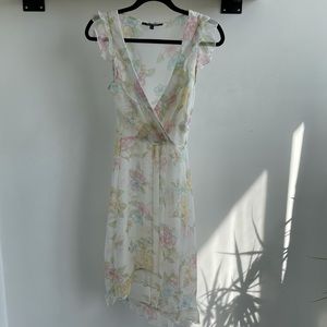 Rampage Floral Overlay Dress